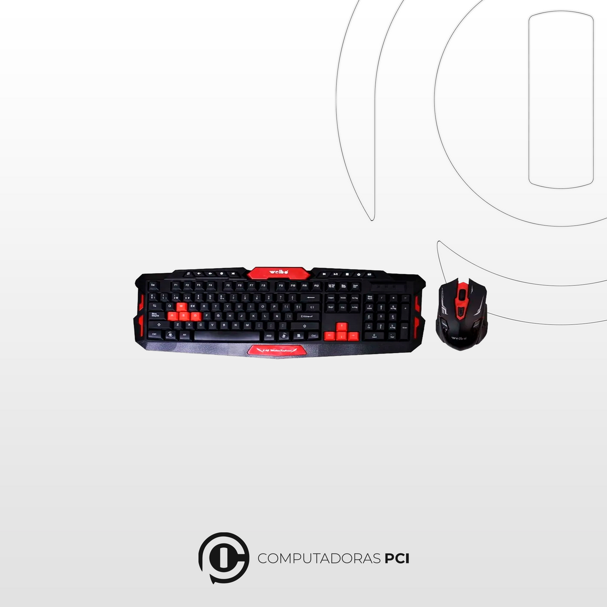 TECLADO Y MOUSE INALÁMBRICO - Weibo