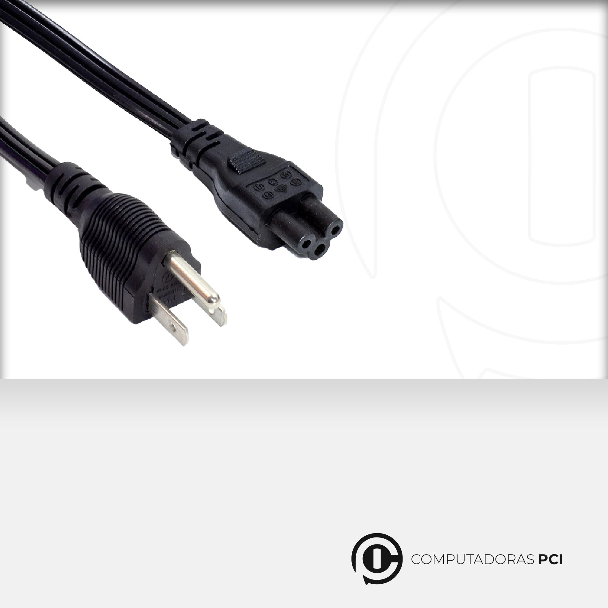 Cable Trébol AC para laptop